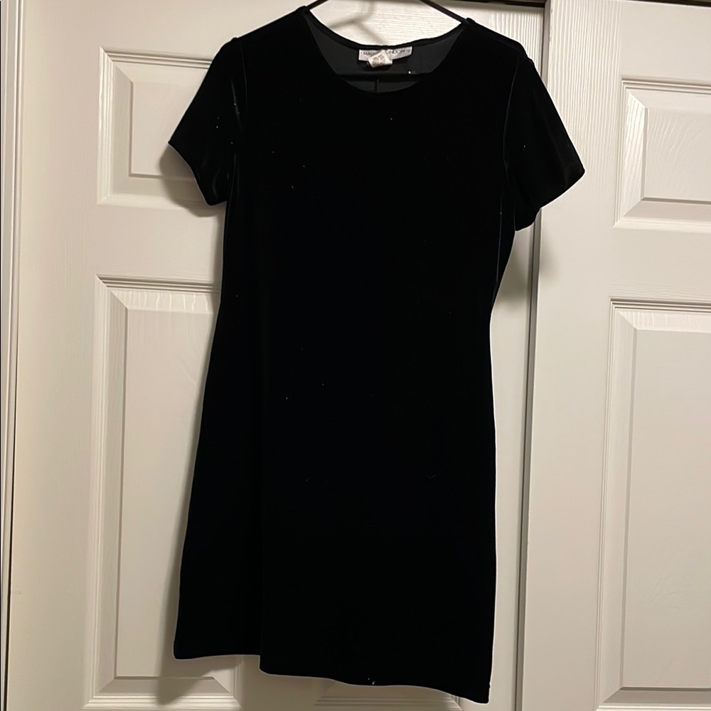 Maggy London Black Sheath Mini Dress